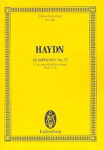 Sinfonie Nr. 52 c-Moll Hob. I: 52 