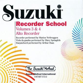 Suzuki Recorder School 3 & 4 