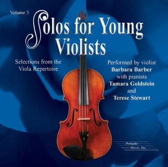 Solos For Young Violists Vol. 3 - CD 