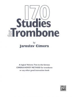 170 Original Studies For Trombone 