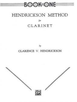 Hendrickson Method For Clarinet Book 1 
