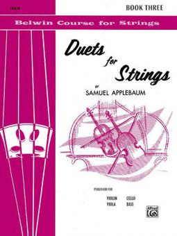 Duets For Strings Book 3 