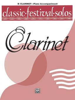 Classic Festival Solos (B-Flat Clarinet) Vol. 1 