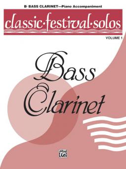 Classic Festival Solos (B-Flat Bass Clarinet) Vol. 1 
