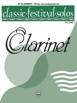 Classic Festival Solos (B-Flat Clarinet) Vol. 2 