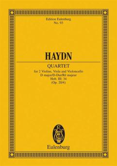 Streichquartett D-Dur op. 20/4 Hob. III: 34 Standard