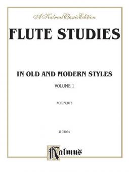 Flute Studies in Old and Modern Styles Vol. 1 