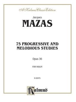 75 Progressive and Melodious Studies, Op. 36 Standard