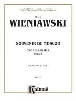 Souvenir de Moscou (Two Russian Airs), Op. 6 Standard
