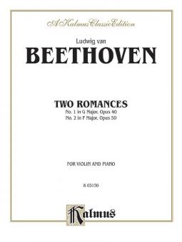 Two Romances, Op. 40 And 50 Standard