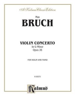 Violin Concerto In G Minor, Op. 26 