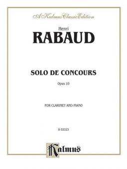 Solo de Concours, Op. 10 Standard