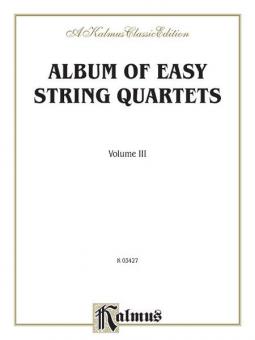Album of Easy String Quartets Vol. 3 Standard