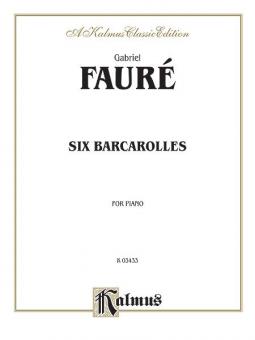 Six Barcarolles Standard