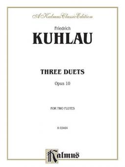 Three Duets for Two Flutes, Op. 10 