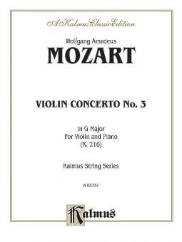 Violin Concerto No. 3 In G Major, K. 216 Standard