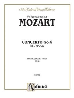 Violin Concerto No. 4 in D Major, K. 218 Standard