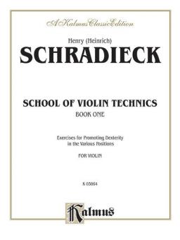 School of Violin Technics Book 1 Standard