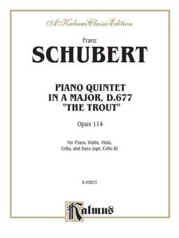 Piano Quintet in A Major, D.677, Op. 114 Standard