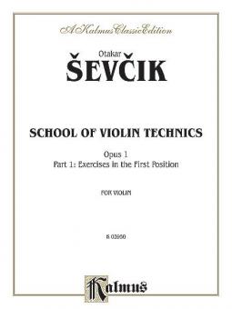 School Of Violin Technics, Op. 1 Vol. 1 Standard