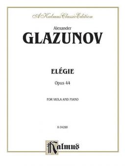 Elégie for Viola op. 44 Standard