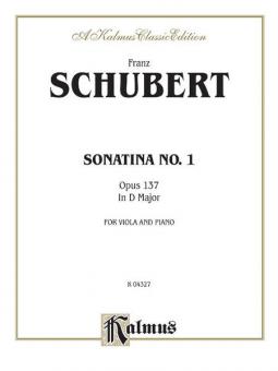 Sonatina No. 1 in D Major, Op. 137 Standard