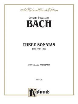 Three Sonatas BWV 1027-29 Standard