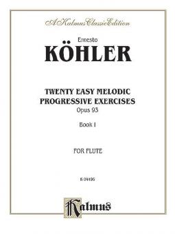 20 Easy Melodic Progressive Exercises, Op. 93 Vol. 1 Standard