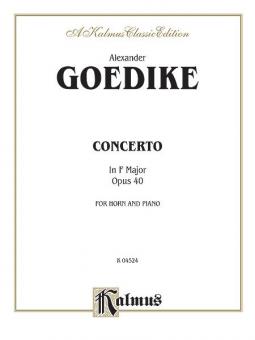 Concerto in F Major, Op. 40 Standard