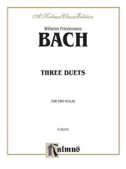 Three Duets For Two Violas Standard