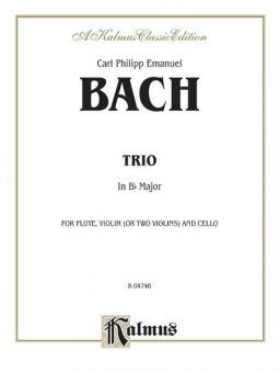 Trio in B-Flat for Two Violins Standard