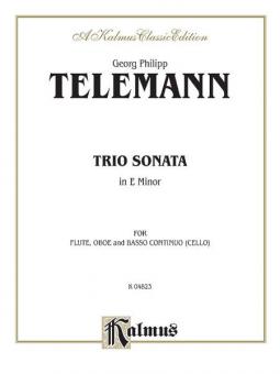 Trio Sonata In E Minor Standard