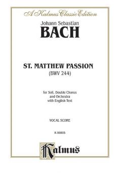 St. Matthew Passion 