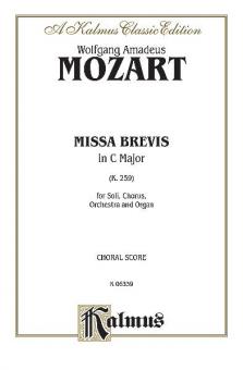Missa Brevis In C Major, K. 259 