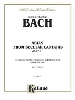 Arias from Secular Cantatas for Soprano Vol. 2 Standard