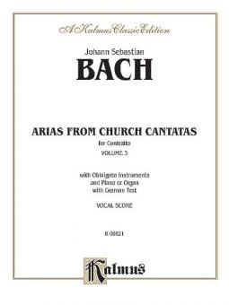Arias from Church Cantatas Vol. 3 Standard