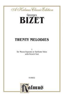 Twenty Melodies for Mezzo-Soprano or Baritone Standard