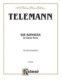 Six Sonatas In Canon Form Standard