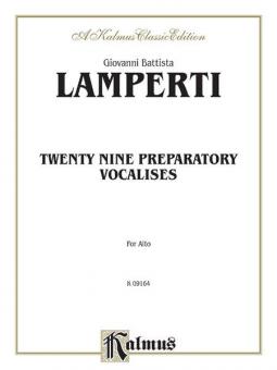 29 Preparatory Vocalises 