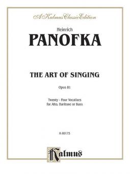 The Art of Singing; 24 Vocalises, Op. 81 