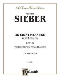 36 Eight Measure Vocalises Op.94 