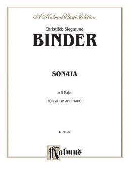 Sonata In G Major Standard