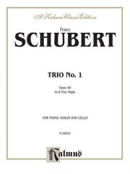 Trio No. 1 In B-Flat Major, Op. 99 
