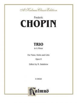 Piano Trio In G Minor, Op. 8 Standard