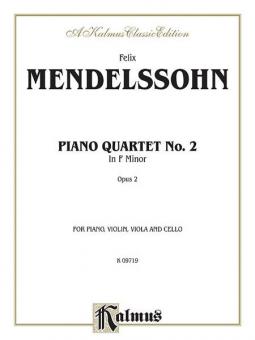 Piano Quartet No. 2 in F Minor, Op. 2 Standard