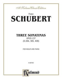 Three Sonatas, Op. 137 Standard