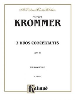 Three Duos Concertants, Op. 22 Standard