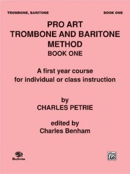 Pro Art Trombone And Baritone Method 