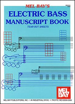 Electric Bass Manuscript Book 