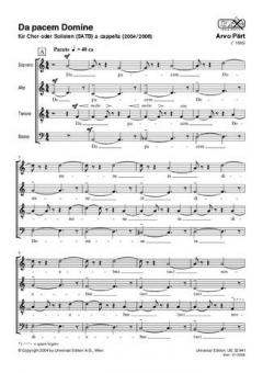 Da pacem, Domine 